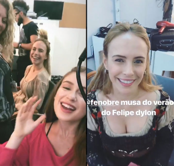 Marina Ruy Barbosa relembra Fernanda Nobre no clipe de Felipe Dylon: <i>Musa do verão</i>