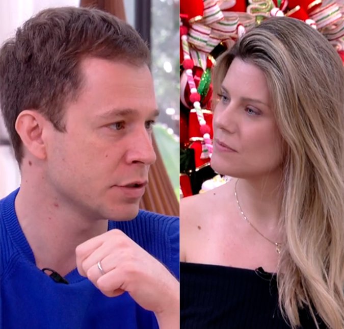 Esposa de Tiago Leifert reclama ausência do apresentador em casa e diz que quer aumentar a família