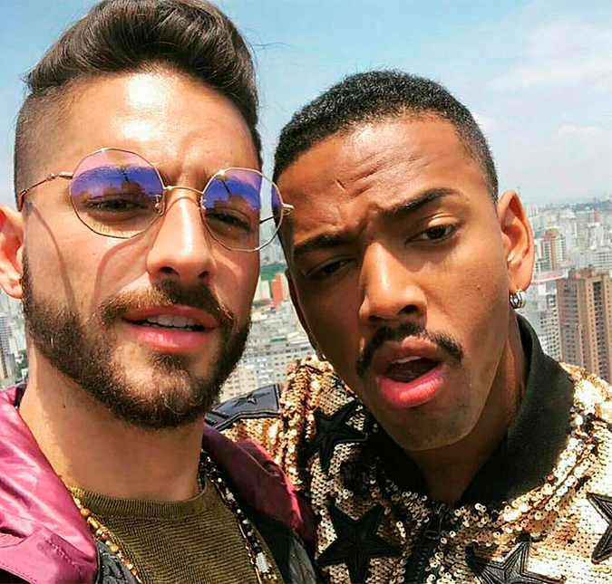 Maluma arrisca português em clipe de <I>Corazón</i>, com Nego do Borel, assista!