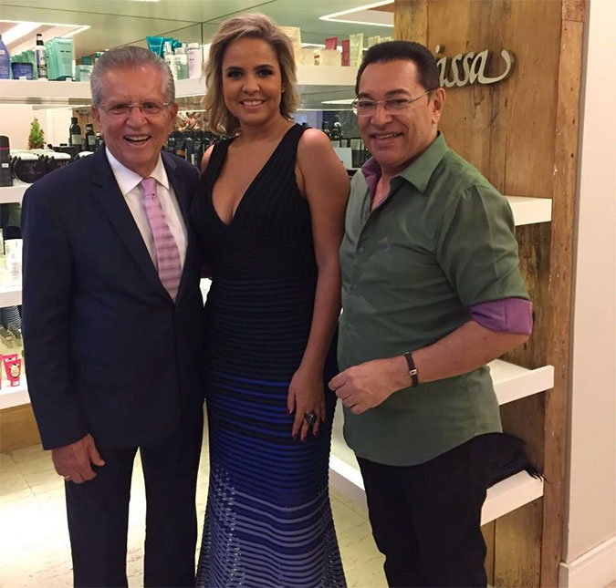 Carlos Alberto de Nóbrega vai a casamento com sua noiva: <i>Ensaiando para o nosso</i>