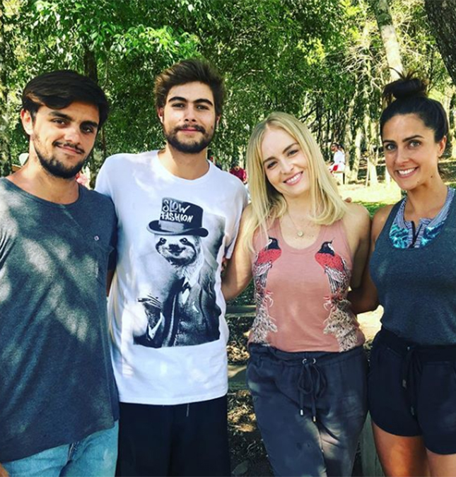 Rafael Vitti se fantasia de Angélica e apresentadora manda recado: - <i>Tem certeza, Tatá?</i>