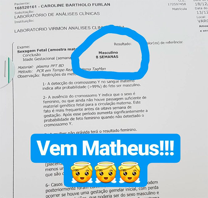 Ex-noivo de Viviane Araújo anuncia que está esperando um menino!