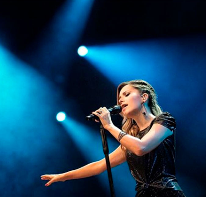 Sandy encerra a turnê <I>Meu Canto</I> dividindo palco com Luan Santana e Tiago Iorc