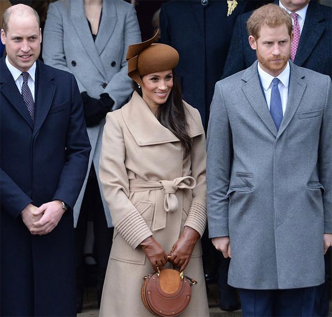 Meghan Markle vai à sua primeira missa de Natal com a família real