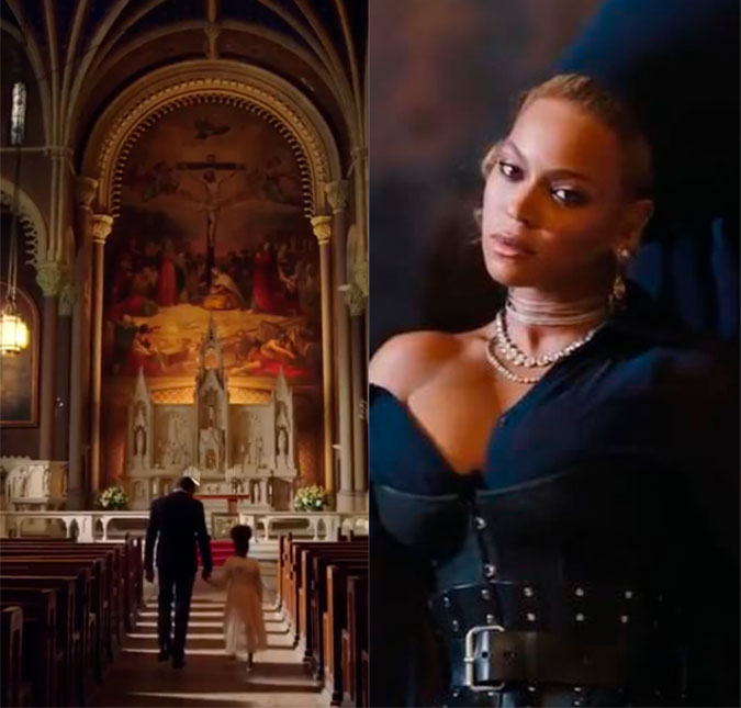 Beyoncé e Blue Ivy estrelam novo clipe de Jay-Z, <i>Family Feud</i>!