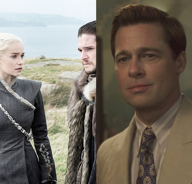 Nem o dinheiro de Brad Pitt fez com que ele realizasse o sonho de assistir <I>Game Of Thrones</I> com Emilia Clarke e Kit Harington