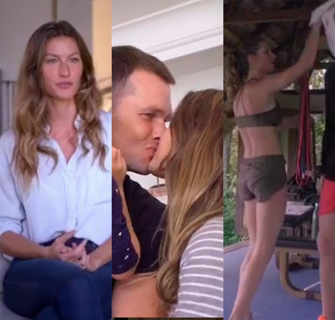 Gisele Bündchen e Tom Brady protagonizam momentos íntimos em vídeo, assista!