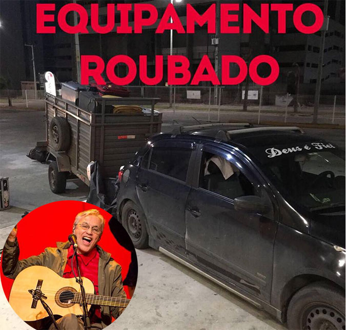Instrumentos de Caetano Veloso são roubados após <i>show</i> em Salvador, na Bahia