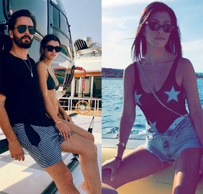 Scott Disick publica foto com Sofia Richie e fãs apontam semelhança entre ela e Kourtney Kardashian