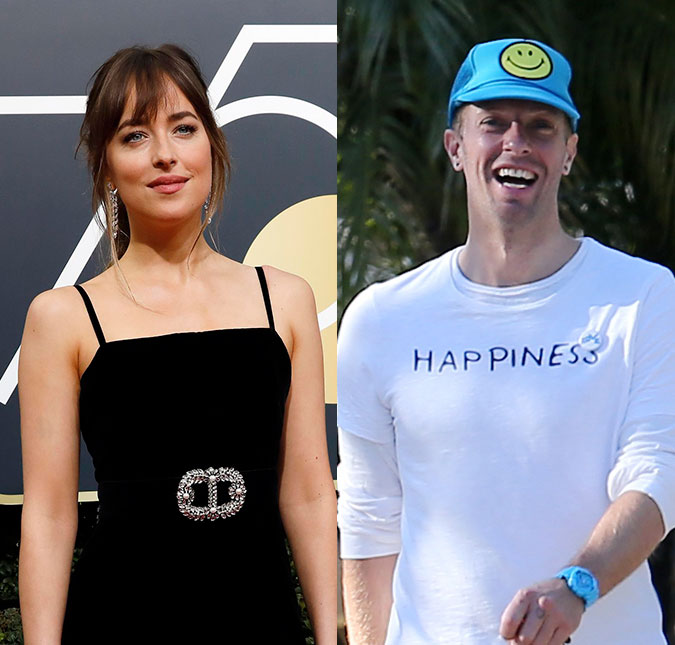 Dakota Johnson e Chris Martin não se desgrudam durante evento de moda!