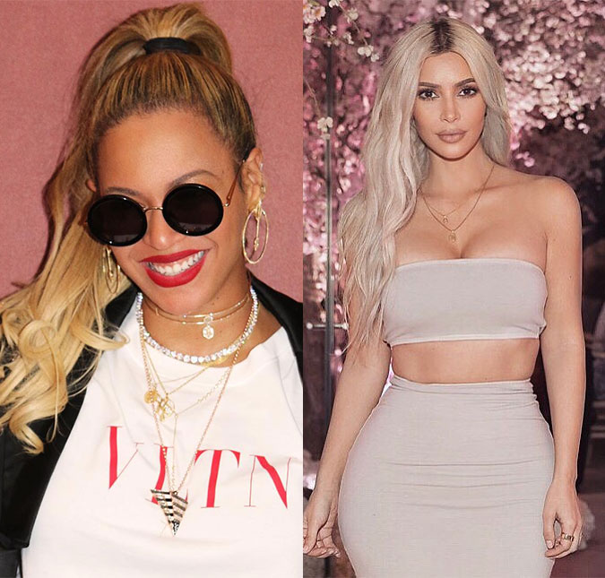 Beyoncé dá bracelete de 67 mil reais para terceira filha de Kim Kardashian