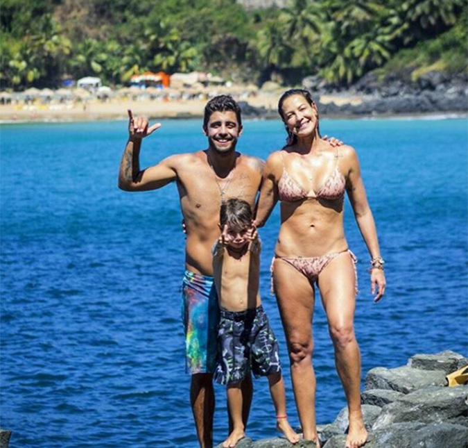 Luana Piovani desabafa sobre dificuldades com o primogênito, Dom: - <i>Eu não vou mais bater no meu filho</i>