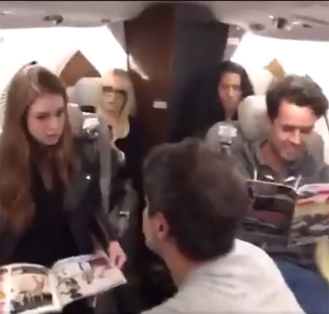Marina Ruy Barbosa entra na onda do <i>funk Que Tiro Foi Esse</i> com Xandinho Negrão e Bruno Gagliasso!