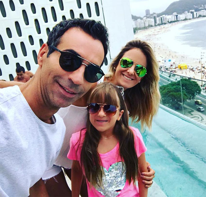Ticiane Pinheiro deseja boa sorte a César Tralli em sua estreia no <i>Jornal Nacional</i>!