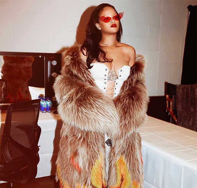 Rihanna curte festa pós-<I>Grammy</i> com suposto namorado saudita