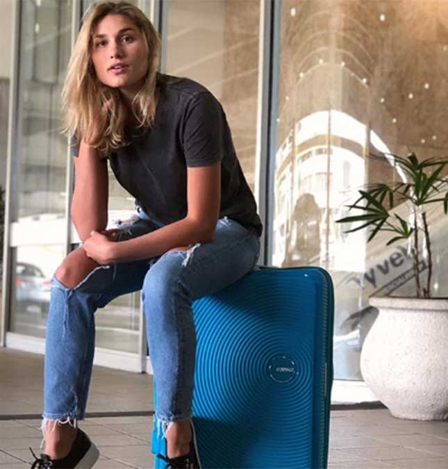 Após voltar para os Estados Unidos, Sasha Meneghel passa final de semana em Orlando