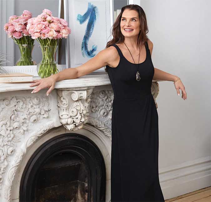 Brooke Shields agora aposta na carreira de estilista, saiba mais!