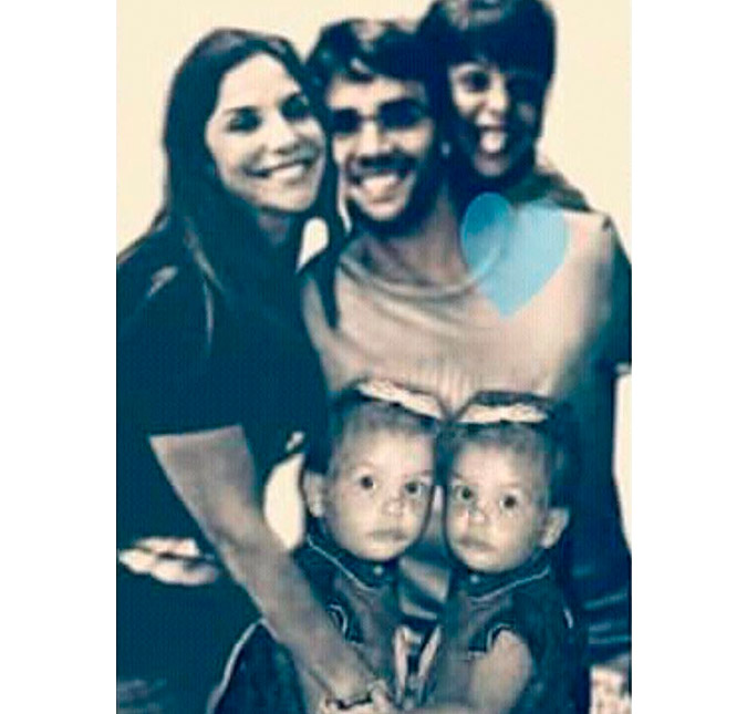 Ivete Sangalo compartilha montagem da família e imagina como serão as gêmeas, confira!