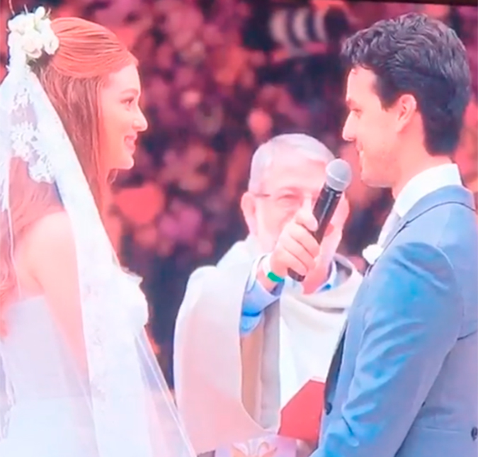 Marina Ruy Barbosa se emociona ao relembrar casamento com Xandinho Negrão