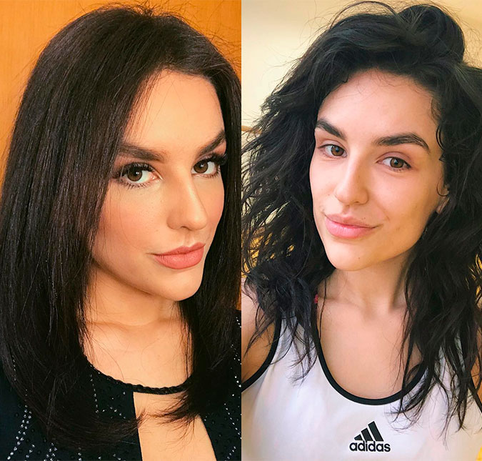 Kéfera faz transição capilar após dez anos alisando os fios: <i>Estou confusa</i>