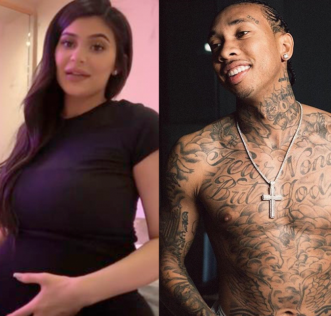 Tyga pede exame de DNA e acredita que pode ser pai da filha de Kylie Jenner, diz <i>site</i>