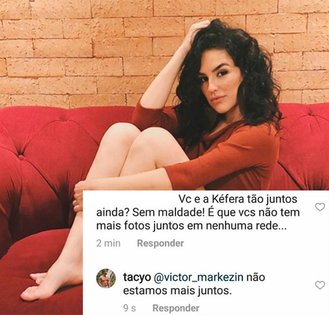 Kéfera termina novamente namoro com Tacyo, saiba mais