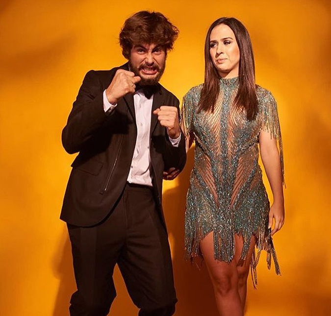 Tatá Werneck desmente boato de que teria terminado noivado com Rafael Vitti: <i>Não viaja!</i>