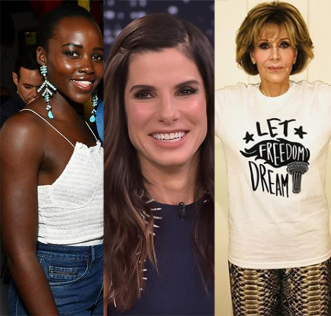 Lupita Nyong'o, Sandra Bullock e Jane Fonda estão entre as apresentadoras do <i>Oscar 2018</i>, confira!