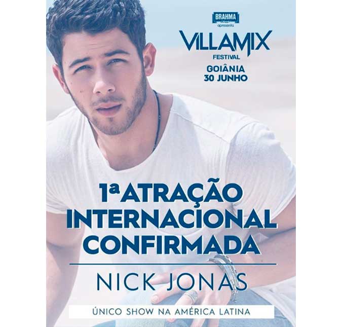 Nick Jonas é atração confirmada em festival de música no Brasil, saiba mais