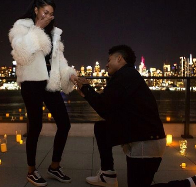 Modelo Chanel Iman se casa com Sterling Shepard!