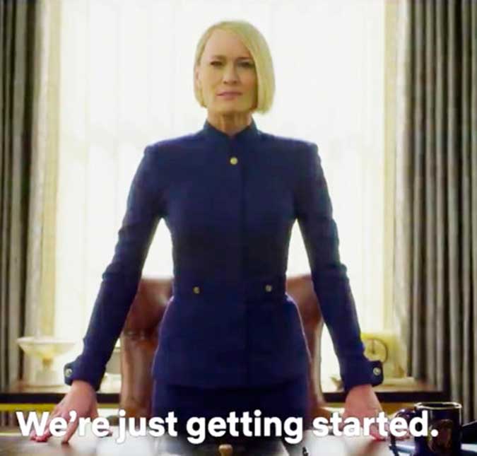 Sem Kevin Spacey, <i>Netflix</i> libera <i>trailer</i> de <i>House Of Cards</i> com Claire como presidente, confira!