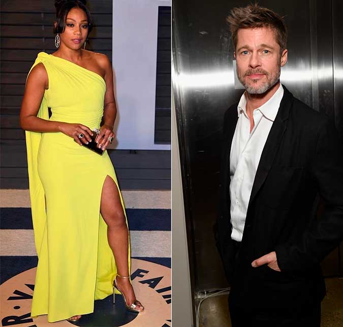 Tiffany Haddish afirma: <I>Brad Pitt quer sair comigo daqui a um ano se estivermos solteiros</i>