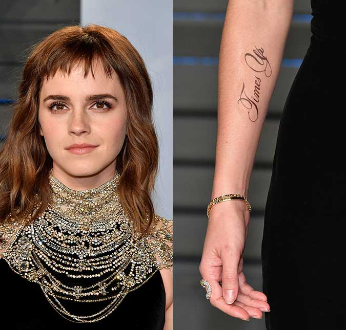 Por causa de erro em sua tatuagem, Emma Watson quer contratar revisor, entenda!
