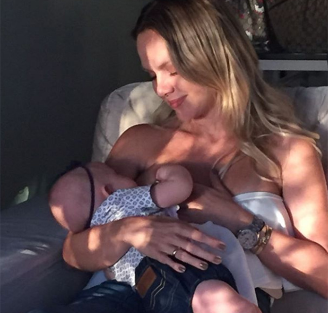 Eliana faz <i>post</i> emocionante ao mostrar clique amamentando a filha
