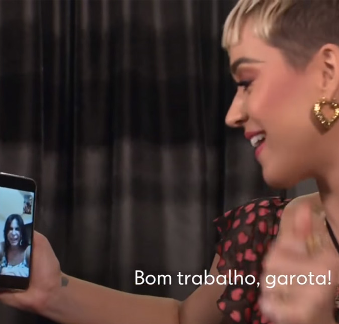 Katy Perry conversa com Gretchen e revela que quer conhecer Thammy