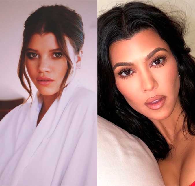 Kourtney Kardashian acha que Sofia Richie, namorada de Scott Disick está tentando copiá-la