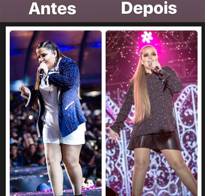 Maiara, da dupla com Maraisa, comemora perda de peso: <I>Já foram 20 quilos</I>