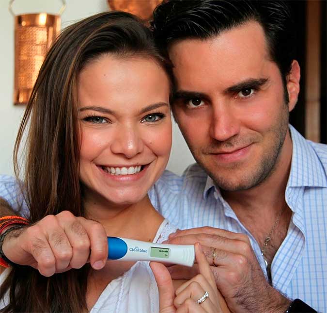Milena Toscano anuncia gravidez: <I>Transbordando de alegria</i>
