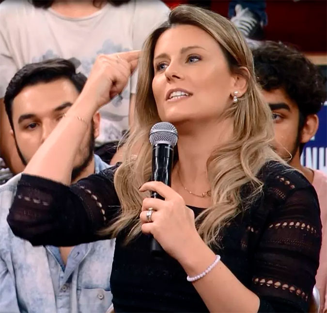 Daiana Garbin, esposa de Tiago Leifert, revela que não foi ao casamento de Serginho Groisman por causa de transtorno alimentar