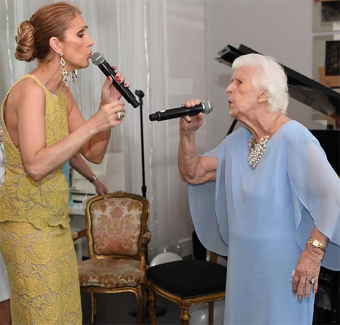 Céline Dion posta foto fofa para celebrar 91 anos de idade da mãe: <i>Fonte de conforto e inspiração</i>