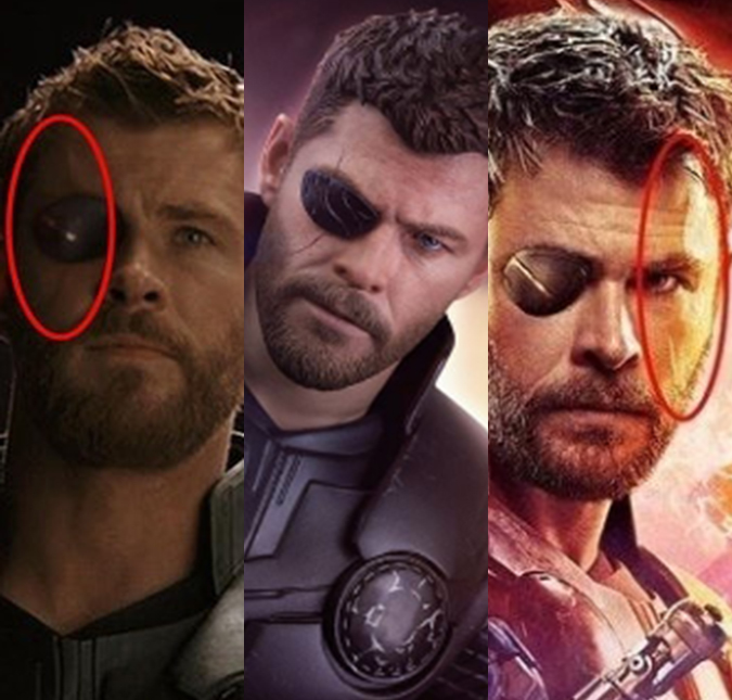 Ops! Novo pôster de <i>Os Vingadores: Guerra Infinita</i> mostra cicatriz de Thor no olho errado