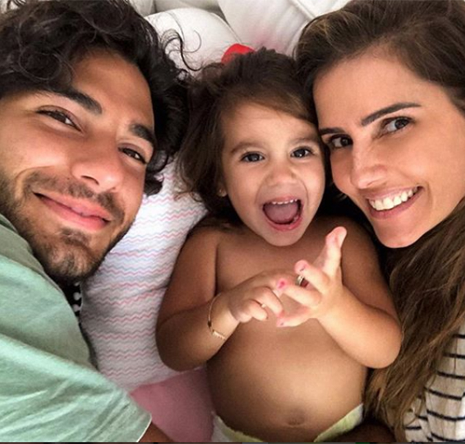 Deborah Secco reencontra filha e marido: <i>Será que a gente matou a saudade?</i>