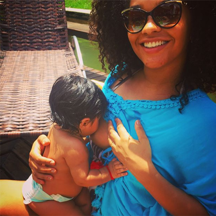 Juliana Alves publica foto explicando mudança na alimentação da filha e dispara: <i>Volto a trabalhar mês que vem</i>