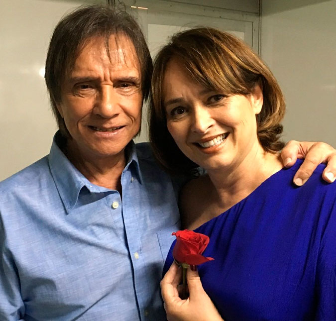 Myrian Rios se declara para Roberto Carlos quase 30 anos após separação: <i>- Único amor da minha vida</i>