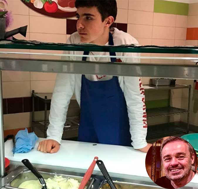 Gugu mostra filho fazendo trabalho voluntário nos Estados Unidos, vem ver!