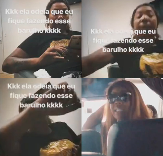 Ludmilla provoca a mãe em vídeo e leva o maior tapa!