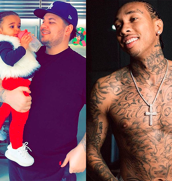 Rob Kardashian e Tyga se unem contra Blac Chyna na tentativa de conquistar guarda integral dos filhos, diz <i>site</i>