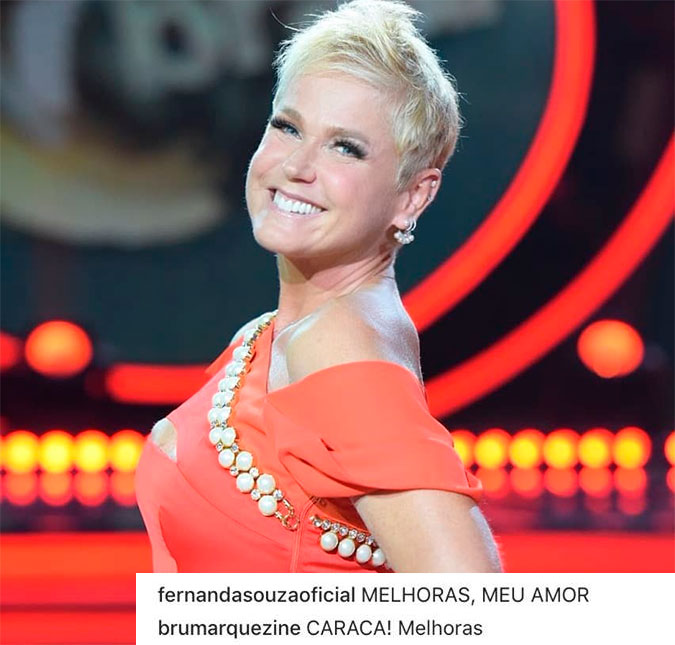 Bruna Marquezine e Fernanda Souza desejam melhoras à Xuxa Meneghel após apresentadora ter quebrado o pé