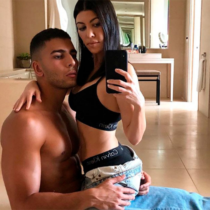 Namorado de Kourtney Kardashian é visto com outra mulher