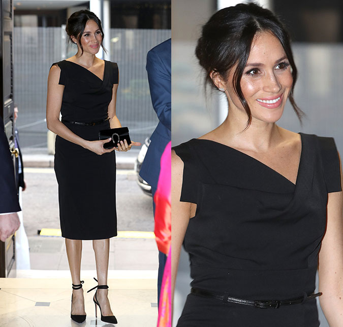 Meghan Markle usa <I>look</I> de seis mil e 500 reais em mais um evento com o noivo, Príncipe Harry